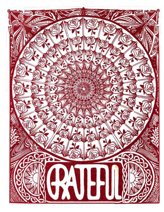 psychedelic hippie and grateful dead imagery